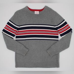 Hanna Andersson Boys Size 10 Colorblock Crewneck Sweater